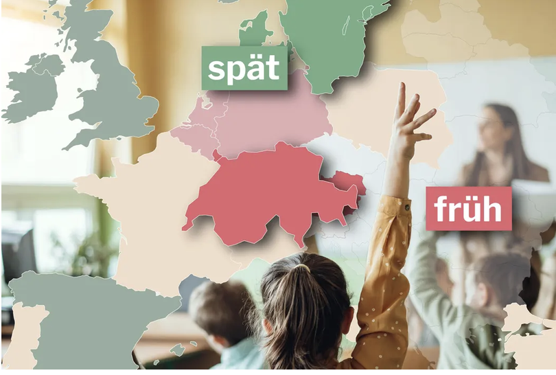 Ländervergleich Zeitpunkt Selektion